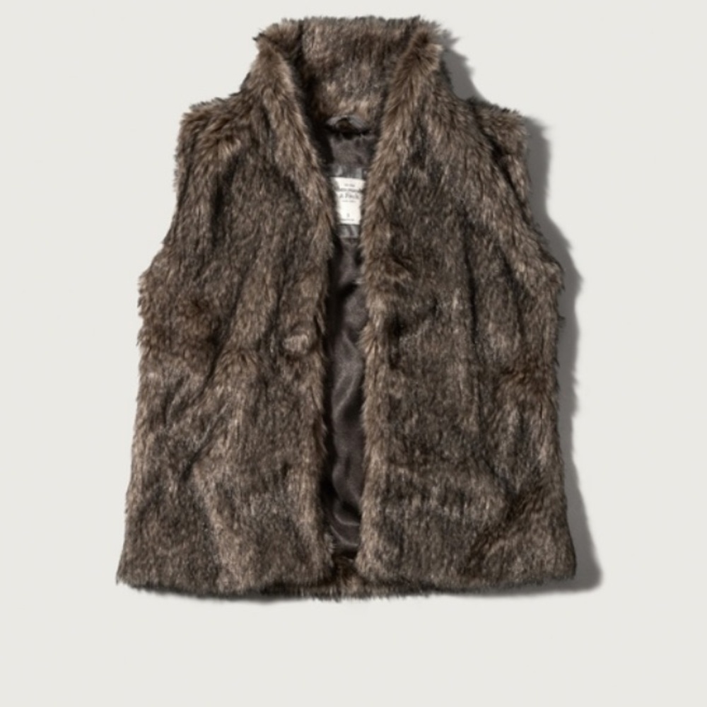Abercrombie Faux Fur Vest